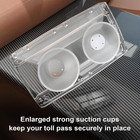 Ez Pass Holder For Windshield  Ezpass With Strong Suction Cups  Toll Pass Transp
