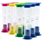 3 5  Colorful Sand Timer Hourglasses  2 Minutes Glass Tube  Mini Sandglass 