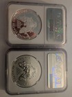 2012 S U s  Mint American Eagle Silver 2 Coin Set Ngc Pf69 Proof   Reverse Proof
