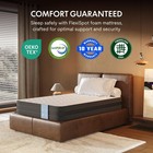  Twin Xl Adjustable Bed Frame With 10  Gel Memory Foam Mattress     Zero Gravity 