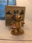 Wee Forest Folk Nightie Bear Gingerbred Mint