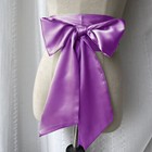 9 5cm Wide Double Faced Satin Ribbon Sash Bridal Wedding Bridesmaid Chair Sashes