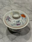 Antique Chinese Famille Rose Porcelain Lidded Teacup