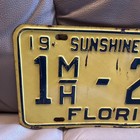 1961 Florida License Plate 