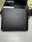 Montblanc Sartorial Collection Black Leather Bifold Wallet 6cc Men s Gift 113215