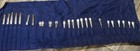 33 Piece Set Of Vintage Wm Rogers   Son Mayfair Silverplate With Storage Bag 