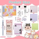 76 Pcs Cat Lover Gifts For Women - Cute Office Sticky Notes Supplies  Cat-the   