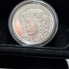 2021 Christa Mcauliffe Teaching Commemorative Silver Dollar  1 Proof Coin Coa