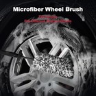 4pcs Professional Wheel Detailing Set - Metal-free Flat Rim Brush  Du Color  4