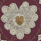 Framed Cottagecore Decor Handmade Lace Heart Mother Poem Wall Art Gift For Mom
