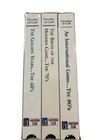 Pga Tour Partners Club Decades Of Golf  3 Vhs Tapes Boxset  - New  Free Shipping