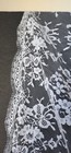 Vintage French Off-white Chantilly Lace     Fine Cotton Blend 68  X 67 