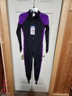 Nwt Womens Lycra Wetsuit Size Medium  Black And Purple
