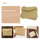 100pcs Vintage Kraft Envelopes Blank Envelopes Mini Note Mini Envelopes