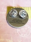 Vtg Michigan Mi Ice Hawks Enamel Lapel Pin   Ships Free