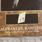 Alexander Hamilton Handwritten Word Cut From A Beckett Autograph Signed Letter