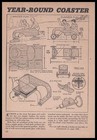    ideas For Winter Sports    1942 Howto Design Plans Dog Sled coaster toboggan