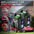 60v 7 5ah Lithium-ion Battery For    toro 60v Battery L108 L135 L216 L324 L405 886