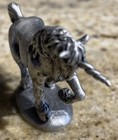 Vintage Hudson Fine Pewter Unicorn Miniature Figure  8489 Usa   2    X 1-5 8    Nos