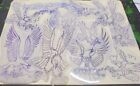 1970-1980s Acetate Stencil Eagles Used By Red s Tattoo Studio From Flash Lot 3
