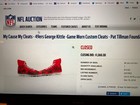 George Kittle - Pat Tillman Foundation 2018 My Cause My Cleats Game Worn 1 1 Psa