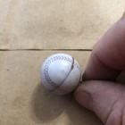 Vintage Baseball Metal Ball Key Chain 