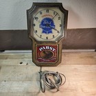 Vtg Pabst Blue Ribbon    good Old-time Flavor    Lighted Wall Clock   Parts   Repair