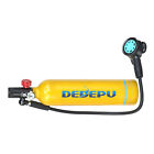 Dedepu 1l Diving Scuba Tank Oxygen Tank Snorkeling Lung For Underwater W  Mask