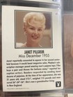 Janet Pilgrim Signed 1999 Playboy Card  6 Miss December 1955 Autograph 1st Pb