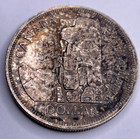         1958 Canada Silver Dollar 100th Anniversary Of British Columbia   Xf   Toned