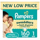 Pampers Swaddlers Baby Diapers Size 1  160 Count