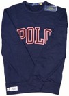 Polo Ralph Lauren Mens Sweat Shirt Sweater Navy Blue Long Sleeve Crew Neck  110