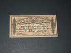 1864  30 Thirty Dollar Confederate States Of America Csa Bank Note Loan Bond Cu