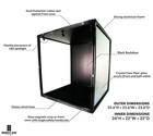 Moducase Df60 Display Case Df60001 For     Sixth Scale Figures Statues Led Modular
