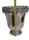 Vintage Godinger Silver Plated Footed Pedestal Grapevine Ice Bucket 