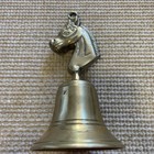 Horse Head Brass 7 1 2    Vintage Bell