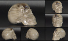 680g Natural Volcano Agate Carved Crystal Skull 4 25  Realistic Crystal Healing
