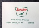 Sinclair Gas   Oil Company  10 Business Envelopes - Circa1965 - Lot Of 3 Unused