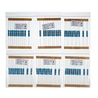 Bojack 300 Pcs 30 Values Resistor Kit 1 Ohm - 1m Ohm With 1  2w Metal Film 