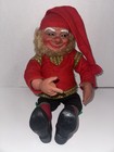 Vintage Arne Hasle Norway Nisse Gnome Elf Doll 18    Latex Norge Christmas 60s 70s