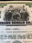 Vtg Stock Certificate Eitingon-schild George J  Leshefka Pennsylvania New Jersey