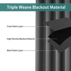 Dark Grey Room Divider Curtains - Total Privacy Wall Screens Sound Proof Wide
