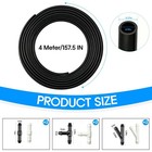 Windshield Washer Hose Repair Kit 13 Ft Universal Durable Rubber Hose