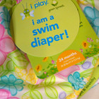 Nwt I Play Baby Girl Reusable Swim Diaper Size 24 Months 25-30 Lbs Swimming