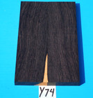 1 Pair Blackwood Knife Scales 1 4  X 1-3 8  X 5  exotic Wood lumber