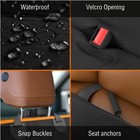 Dog Car Seat Cover   Hard Bottom Pet Car Back Seat Extender Hammock Waterproof