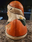 2 Vintage  Schoenhut Santa Claus Roly Poly Toys - 9 1 2    3 