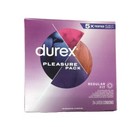 Sealed Durex Pleasure Pack Sampler Lubricated Condoms - 24 Pack Exp 09 25