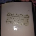 Vintage Rubens Originals  the Lords Prayer  Planter Open Book Design Japan Roses
