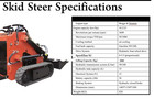 Brand New Powerful 1 800lbs Mini Skidsteer Loader  Ssl 23hp Gas Epa B s Engine